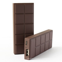 Vente en gros pour les filles Funny Design Chocolate Bar Portable Power Bank